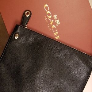 Coach black limited edition handbag